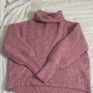 Ted Baker London wool blend Mauve Cowl Neck Sweater size 8